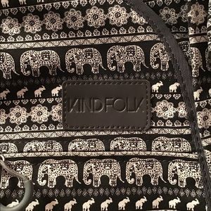 NEW Kindfolk Elephant Print Yoga Sling Backpack